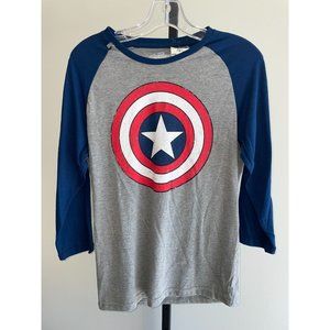 Marvel Avengers Captain American Long Sleeve T Shirt (26506
